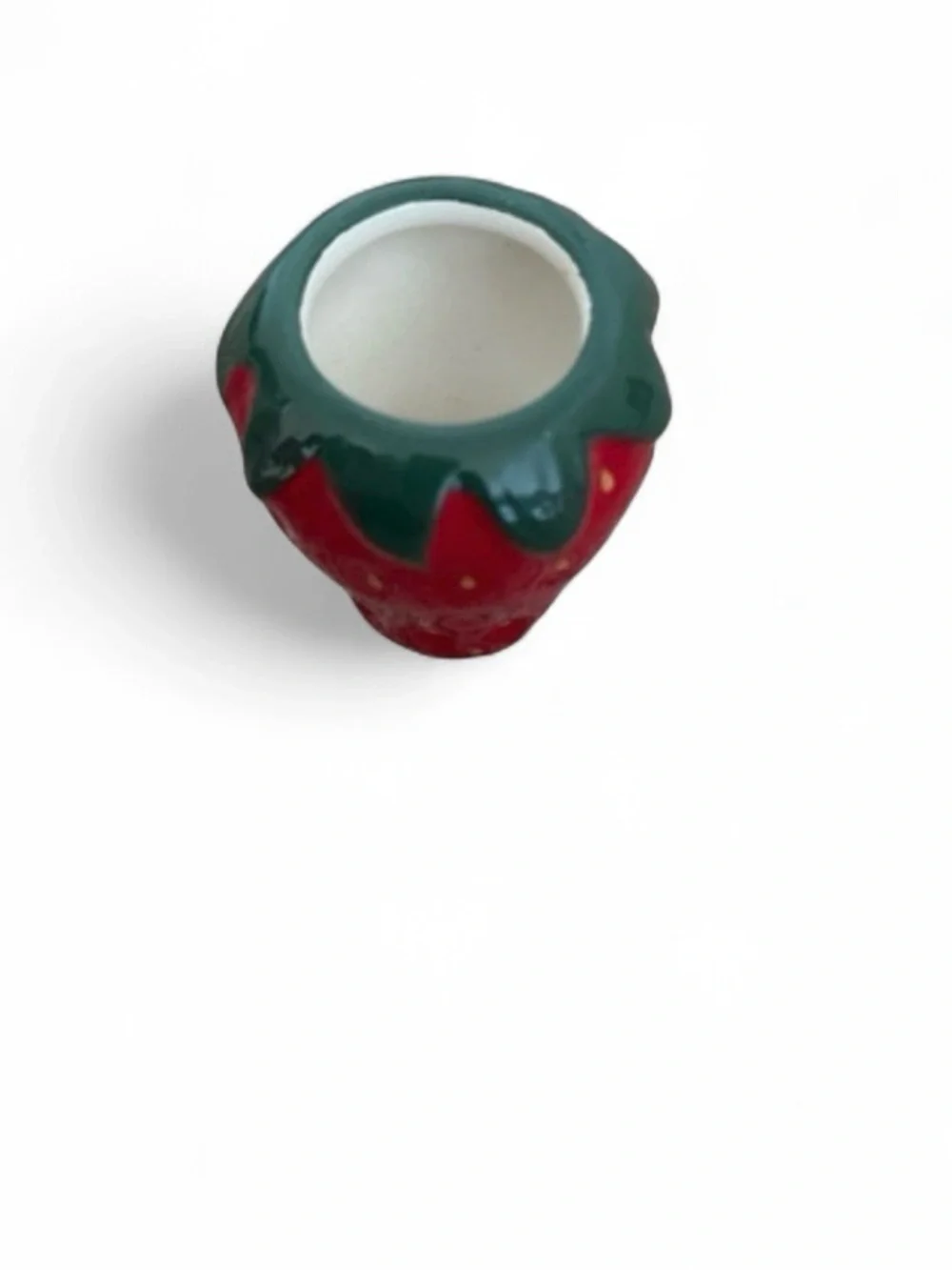 Anthropologie strawberry match stick holder